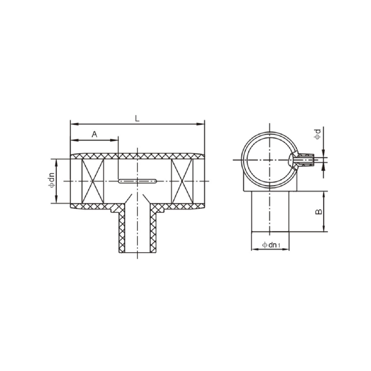FUIS Electrofusion Reducing Tee HDPE Fitting • Plumbing Supplier Malaysia