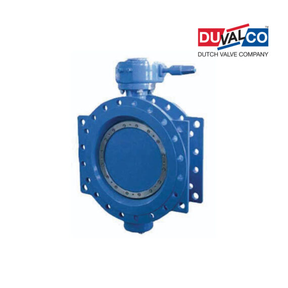 Duvalco Double Flanged Eccentric Type (ESJ) Butterfly Valve