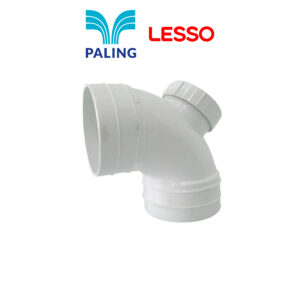 Lesso Paling UPVC SWV Fittings - Swept Bend With I/O