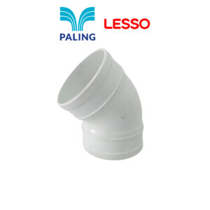 Lesso Paling UPVC SWV Fittings - 45° Unswept Bend