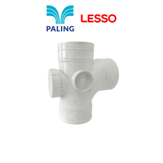 Lesso Paling UPVC SWV Fittings - Swept Branch With I/O