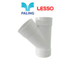 Lesso Paling UPVC SWV Fittings - 45° Y-Branch