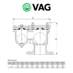 VAG Air Valve Twinjet R Double Orifice Kinetic Type