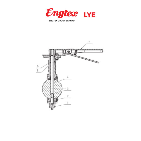 LYE Butterfly Valve Concentric Wafer Type