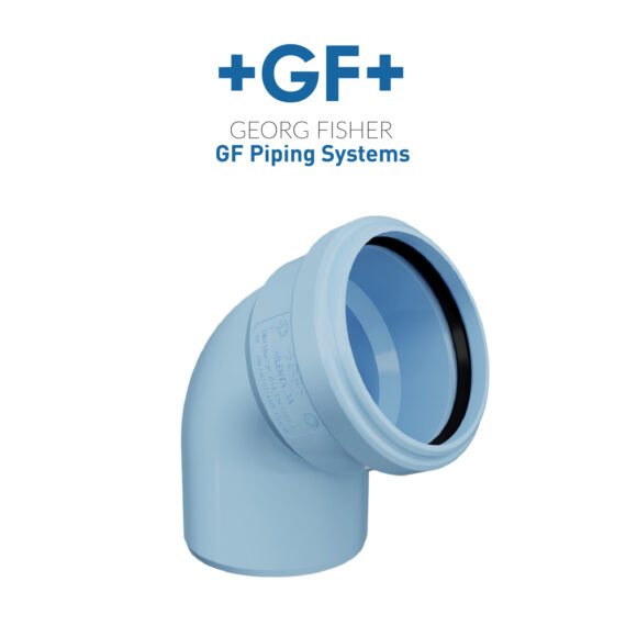 GF Silenta 3A PP Fittings - Elbow 67.5°